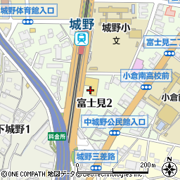 北九州農協　小倉支店周辺の地図