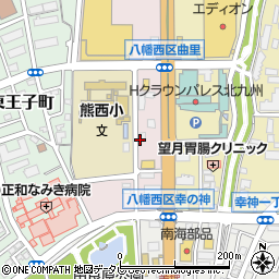 眼鏡市場　八幡黒崎店周辺の地図