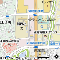 眼鏡市場八幡黒崎店周辺の地図