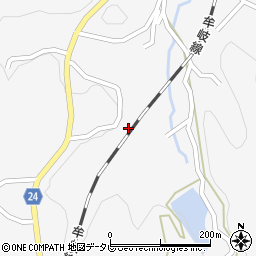 徳島県阿南市桑野町花坂19周辺の地図