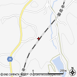 徳島県阿南市桑野町花坂19周辺の地図