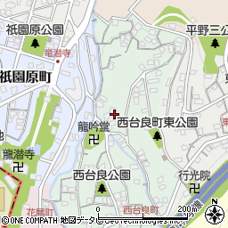 福岡県北九州市八幡東区西台良町3周辺の地図