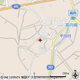 福岡県宗像市田野920周辺の地図