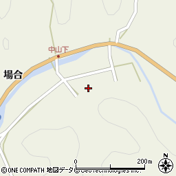 徳島県那賀郡那賀町中山新田周辺の地図