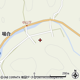 徳島県那賀町（那賀郡）中山（新田）周辺の地図