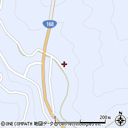 和歌山県田辺市本宮町大居2148周辺の地図