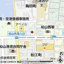 セブンイレブン松山須賀町店周辺の地図