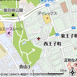 福岡県北九州市八幡西区西王子町周辺の地図