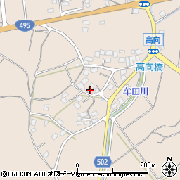 福岡県宗像市田野903周辺の地図
