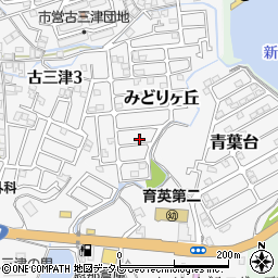 愛媛県松山市みどりヶ丘7-2周辺の地図