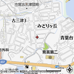 愛媛県松山市みどりヶ丘7-6周辺の地図