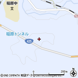 稲原トンネル周辺の地図
