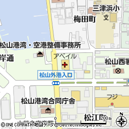 アベイル三津店周辺の地図