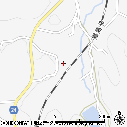 徳島県阿南市桑野町花坂周辺の地図