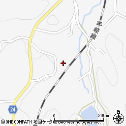 徳島県阿南市桑野町花坂23周辺の地図