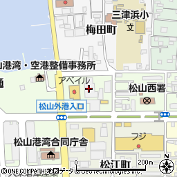 日本通運株式会社松山航空支店　カスタマーサービス課周辺の地図