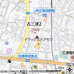 伊予銀行いよぎんＳＭＡＲＴｐｌｕｓ三津東周辺の地図