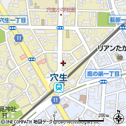 田上洋品店周辺の地図