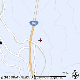 和歌山県田辺市本宮町大居2200周辺の地図
