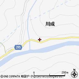 徳島県那賀郡那賀町川成東畑周辺の地図
