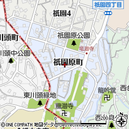 福岡県北九州市八幡東区祇園原町9-34周辺の地図