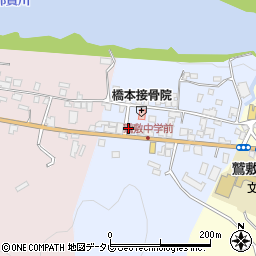 徳島新聞鷲敷専売所周辺の地図