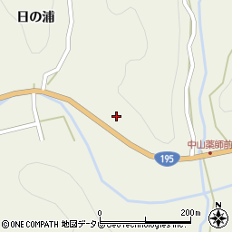 徳島県那賀郡那賀町中山下司名周辺の地図