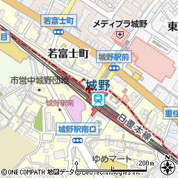城野駅周辺の地図