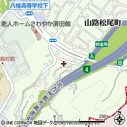 福岡県北九州市八幡東区山路松尾町7周辺の地図