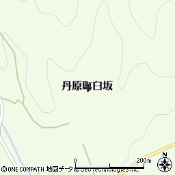 愛媛県西条市丹原町臼坂周辺の地図