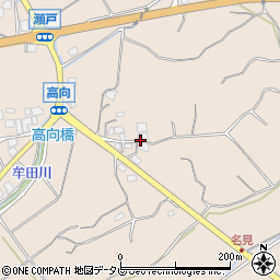 福岡県宗像市田野周辺の地図