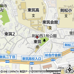 北九州市立　折尾児童館周辺の地図
