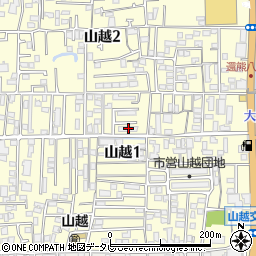 財務省四国財務局松山財務事務所山越住宅２周辺の地図