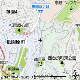 福岡県北九州市八幡東区祇園原町1-7周辺の地図