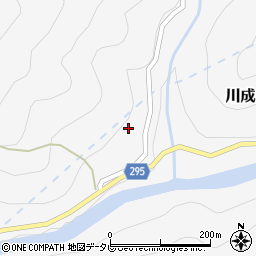 徳島県那賀郡那賀町川成フドノ内周辺の地図
