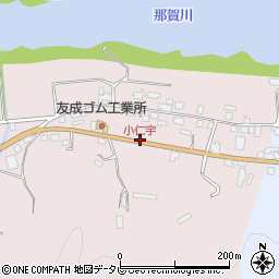 小仁宇周辺の地図