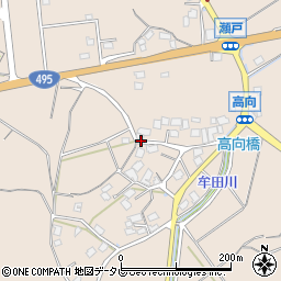 福岡県宗像市田野877周辺の地図