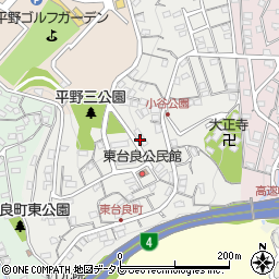 市営住宅東台良団地周辺の地図