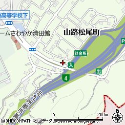 福岡県北九州市八幡東区山路松尾町15周辺の地図