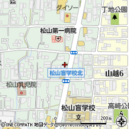 チキンカリーズ 松山久万ノ台店周辺の地図