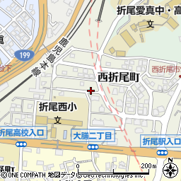 福岡県北九州市八幡西区西折尾町14-23周辺の地図