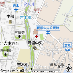 町民弓道場周辺の地図