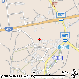 福岡県宗像市田野872周辺の地図