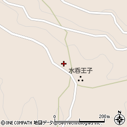 和歌山県田辺市本宮町三越1505周辺の地図