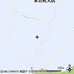 和歌山県田辺市本宮町大居901周辺の地図