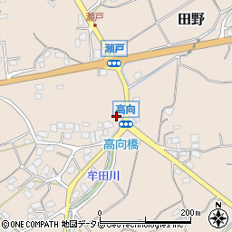 福岡県宗像市田野857周辺の地図