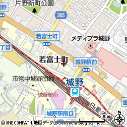 福岡県北九州市小倉北区若富士町周辺の地図