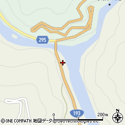 徳島県那賀郡那賀町掛盤五倍木回り周辺の地図