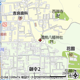 還熊八幡神社周辺の地図