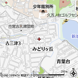 愛媛県松山市みどりヶ丘14周辺の地図